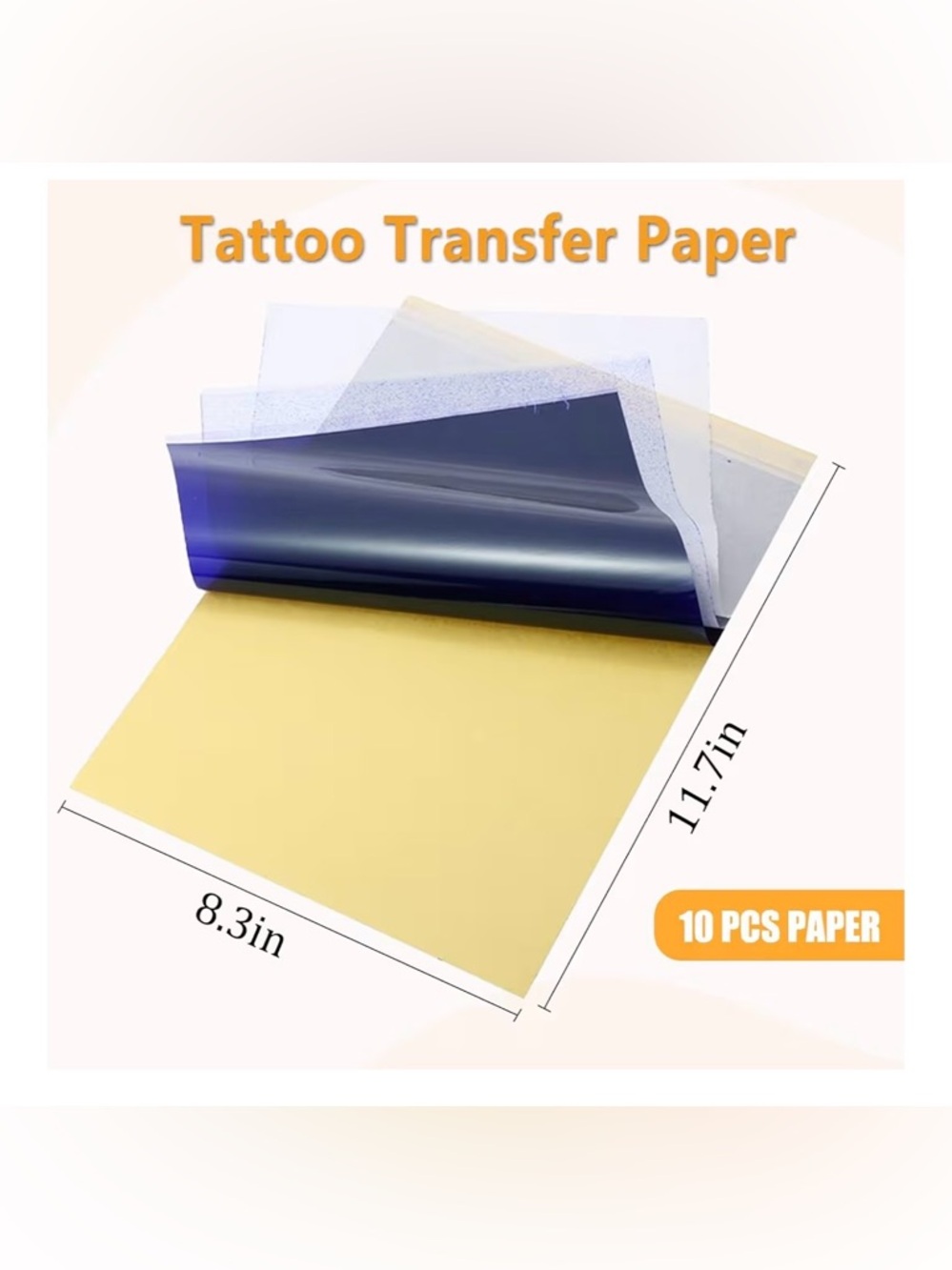 3MM Tattoo Skin Practice Kit - 15 Pcs Fake Skin and Stencil Paper Kit - Picture 5 of 6